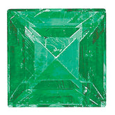 Emerald A Quality 3mm Square Step-Cut