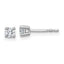 18K White Gold 1/4 ct Lab-Created Diamond VS+ F+, 4-Prong Stud Earrings