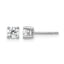 14K White Gold 1/2 ct Certified Lab-Created Diamond VS+ F+, 4-Prong Stud Earrings