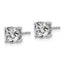Platinum 2 ct Lab-Created Diamond VS+ F+, 4-Prong Stud Earrings