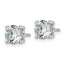 18K White Gold 2 1/2 ct Certified Lab-Created Diamond VS+ F+, 4-Prong Stud Earrings
