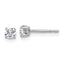 10K White Gold 1/3 ct Lab-Created Diamond VS/SI+ G+, 4-Prong Stud Earrings