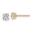 14K Yellow Gold 5/8 ct Lab-Created Diamond VS/SI+ G+, 4-Prong Stud Earrings