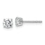 14K White Gold 3/4 ct Lab-Created Diamond VS/SI+ G+, 4-Prong Stud Earrings