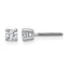 14K White Gold 1/3 ct Lab-Created Diamond VS/SI+ G+, 4-Prong Screw-Back Stud Earrings