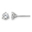 14K White Gold 1 ct Lab-Created Diamond VS/SI+ G+, 3-Prong Stud Earrings