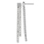Lab-Grown Diamond Stud Dangle Earrings in 14K White Gold, 4.35mm (1 7/8 ct. tw.) - Sophia Jewelers