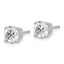 14K White Gold 2 ct Lab-Created Diamond VS+ F+, 4-Prong Stud Earrings