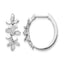 14k White Gold Diamond Earrings