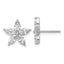 14k White Gold 2 carat Lab Grown Diamond VS+ F+ Complete Star Post Earrings