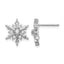 14K White Gold 1/6 ct Lab-Created Diamond VS/SI+ G+ Halo Earrings