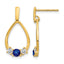 10K Yellow Gold 1/3 ct Lab-Created Diamond VS/SI+ G+ Drop Earrings