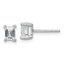 14kw 4.95x3.45mm Emerald Earring Mounting (No Stone Included)s