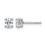 Lab-Grown Diamond Oval Studs in 14K White Gold - Sophia Jewelers