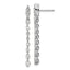 Lab-Grown Diamond Stud Dangle Earrings in 14K White Gold, 2.8mm (1 ct. tw.) - Sophia Jewelers