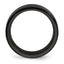 Black Laser Wedding Band in Titanium, 8mm - Sophia Jewelers
