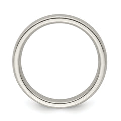 Edward Mirell Titanium Half Round 4mm Polished Band Size 9