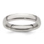 Edward Mirell Titanium Half Round 4mm Polished Band
