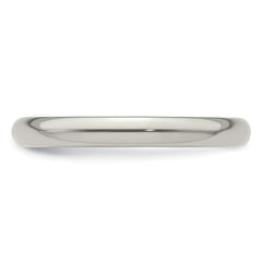 Edward Mirell Titanium Domed 3mm Polished Band Size 12