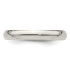 Edward Mirell Titanium Domed 4mm Polished Band Size 9.5