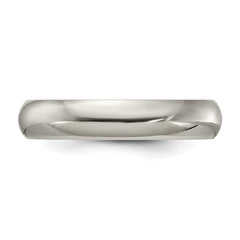 Edward Mirell Titanium Domed 5mm Polished Band Size 9.5