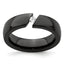 Edward Mirell Black Ti .10ct Diamond 6mm Band, Size 11.5–12.5 - Sophia Jewelers