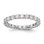 Lab-Grown Diamond Eternity Band in 14K White Gold, 2.8mm (2 ct. tw.), Size 9 - Sophia Jewelers