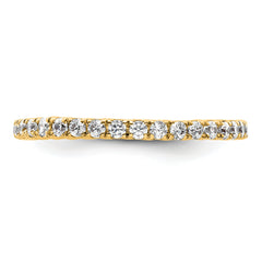 True Origin 14k 1/2 carat Lab Grown Diamond VS+ F+ Complete Size 6 Eternity Band