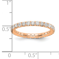 14K 1 ct Lab-Grown Diamond Eternity Band