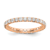 14K 1 ct Lab-Grown Diamond Eternity Band