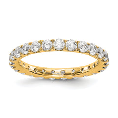 14K Lab Grown Diamond VS/SI FGH Eternity Band - Sophia Jewelers