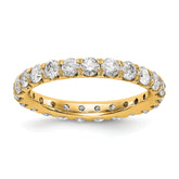 14K Lab Grown Diamond VS/SI FGH Eternity Band - Sophia Jewelers