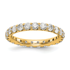 14K Lab Grown Diamond VS/SI FGH Eternity Band - Sophia Jewelers
