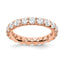 14K 3 ct Lab-Grown Diamond Eternity Band