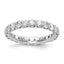 14K White Gold Lab Grown Diamond VS/SI FGH Eternity Band - Sophia Jewelers