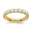 14K Lab Grown Diamond VS/SI FGH Eternity Band - Sophia Jewelers