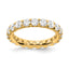 14K 3 ct Lab-Grown Diamond Eternity Band