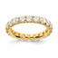 14K 3 ct Lab-Grown Diamond Eternity Band - Sophia Jewelers