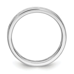 14k White Gold 1 carat Lab Grown Diamond VS/SI+ G+ Complete Channel Set Size 9 Eternity Band