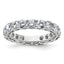 14K 3-5/8 ct Lab-Grown Diamond Eternity Band, Size 4.5–9 - Sophia Jewelers