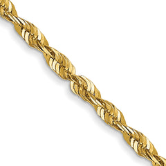 14k 1.8mm D/C Extra-Light Rope Chain