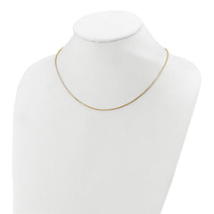 SS Gold-plated 1.1mm Box 1in+1in Adjustable Chain