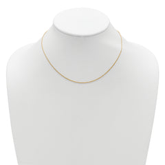 Sterling Silver Gold-plated 1.2mm D/C Spiga 1in+1in Adjustable Cha