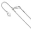 Sterling Silver RH-plated Adjustable 1.1mm Box Chain