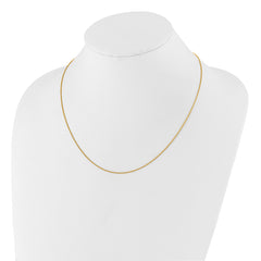 Sterling Silver Gold-plated Adjustable 1mm Spiga Chain