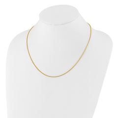 Sterling Silver Gold-plated Adjustable 1.5mm Spiga Chain