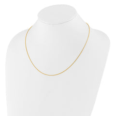 Sterling Silver Gold-plated Adjustable .95mm Snake Chain