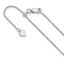 Sterling Silver RH-plated Adjustable 1.1mm D/C Spiga Chain
