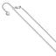 Sterling Silver RH-plated Adjustable 1.3mm Rolo Chain