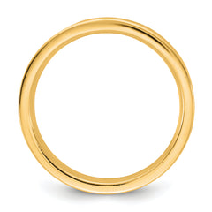 14KY 3.5mm Standard Flat Comfort Fit Band Size 14